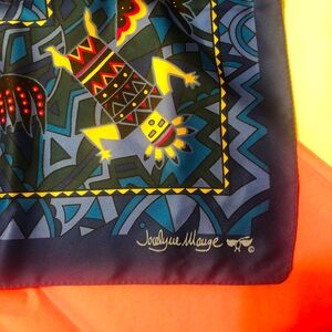 Jocelyne Mauge Tribal Native Scarf, Italy